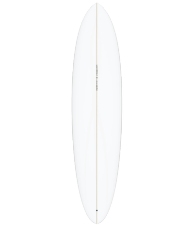 Tabla de Surf CI Mid 7'0" Clear con Sistema de Quillas FCSII