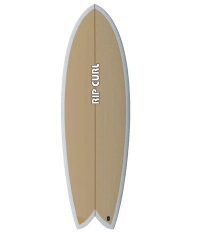 Tabla de surf Rip Curl Twin PU Fish Surfboard Futures