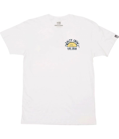 Camiseta de manga corta para hombre Salty Crew Baja Fresh Premium Blanca