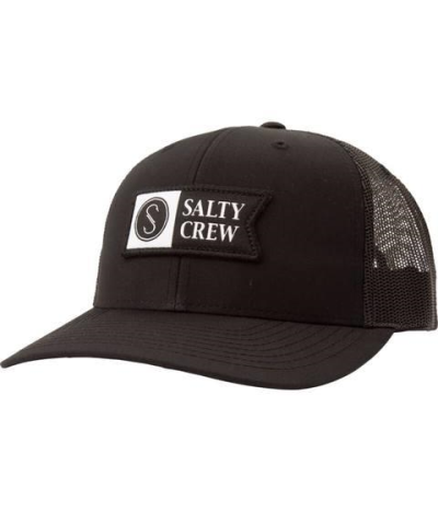 Salty Crew Pinnacle 2 Retro Trucker "Black"
