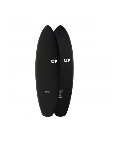 Tabla de surf Softboard UP Blade 6'4" 40L negra