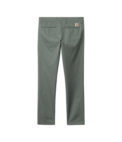 Pantalones chinos de corte slim Carhartt WIP Sid Pant en Verde Oscuro Lavado