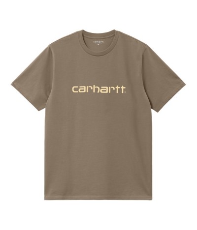 Camiseta de manga corta Carhartt WIP Script Branch Rattan