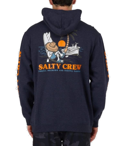 Sudadera con capucha Salty Crew Siesta Hood Fleece Azul marino