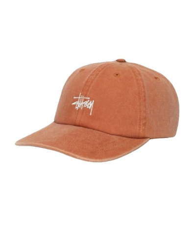 Gorra Stüssy Washed Stock Low Pro Cap Rust Red