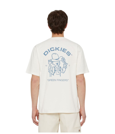 Camiseta de manga corta Dickies Wakefield Blanco Crema espalda