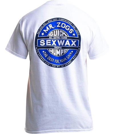 Camiseta Surfera Sex Wax Quickhumps White para Hombre