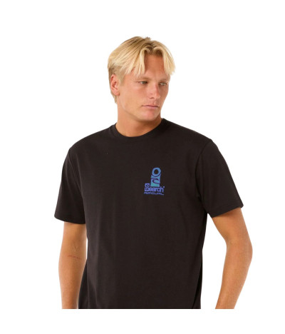 RIP CURL VAPORCOOL SEARCH STACK TEE BLACK