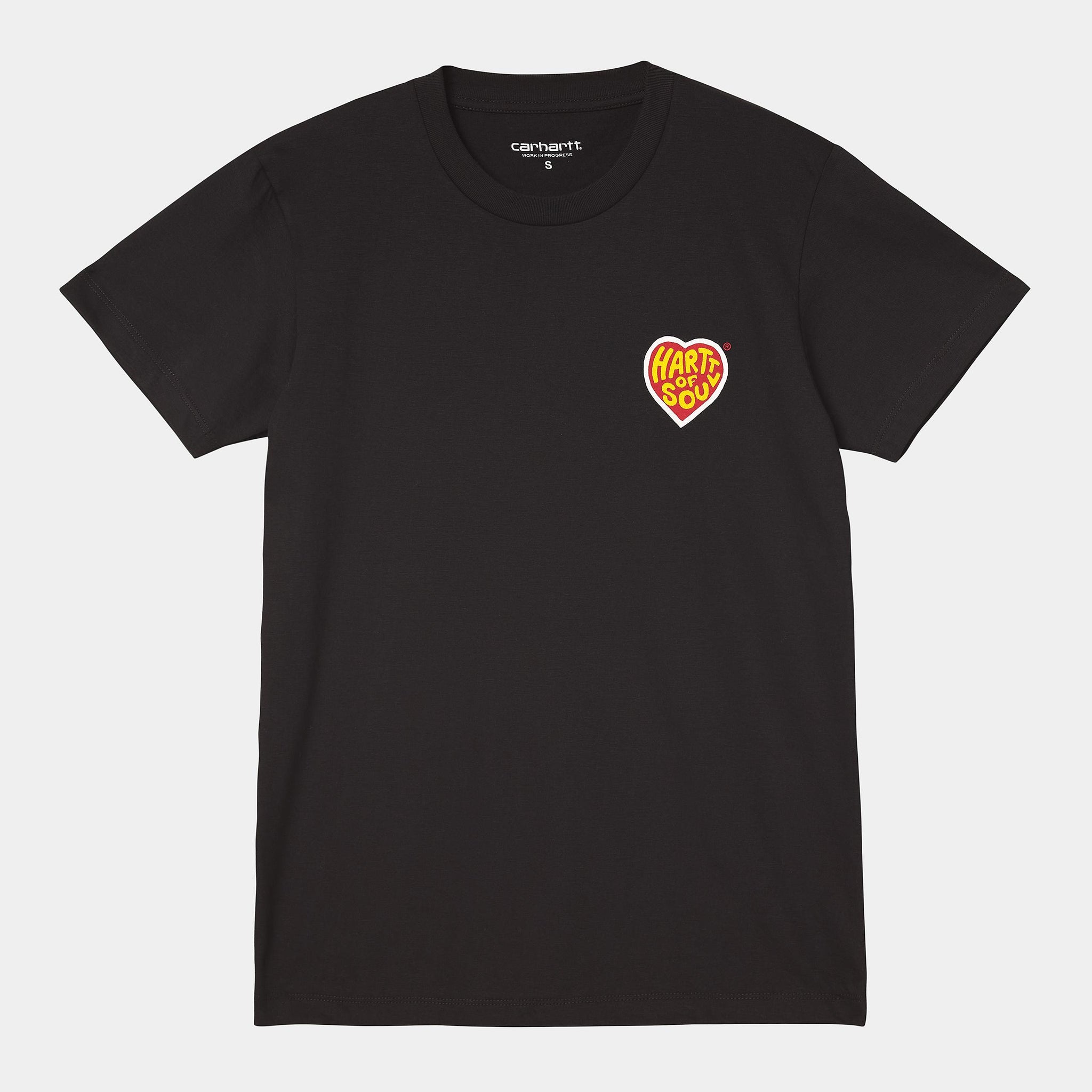 CARHARTT HARTT OF SOUL T-SHIRT BLACK