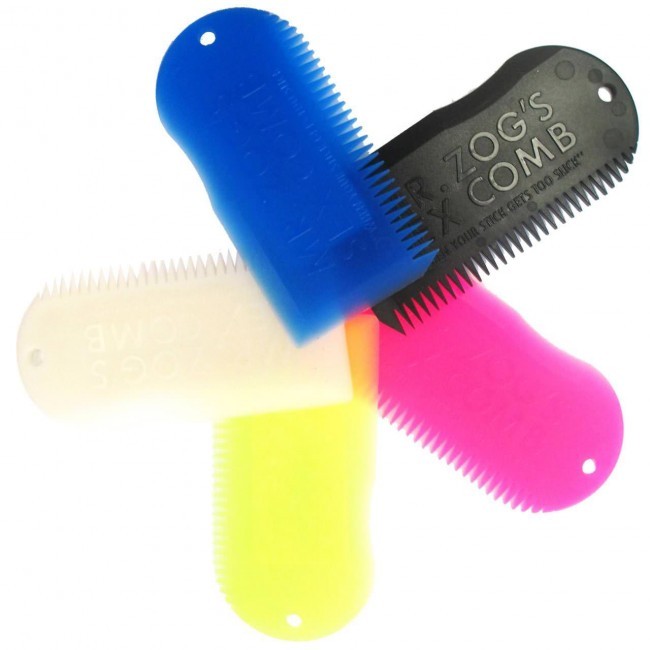 peine rascador de parafina Mr. Zog's Sex Wax Surf Wax Comb en varios colores