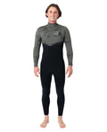 Traje Rip Curl E-Bomb Zip Free 4/3 2026 Deep Cactus - vista frontal en modelo