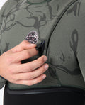 Traje Rip Curl E-Bomb Zip Free 4/3 2026 Deep Cactus - vista detallada cierre frontal