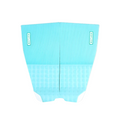 Grip de surf de dos piezas Deflow 2 Piece Traction II en color mint verde menta, vista frontal con textura de cubos de espuma sobre fondo blanco.