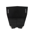 Vista lateral del grip Deflow 2 Piece Traction II negro con kick de cola de 25 mm a 50 grados sobre fondo blanco.