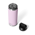 Botella de YETI Rambler® Bottle Chug V2 Rosa deslavado (Cherry Blossom) abierta