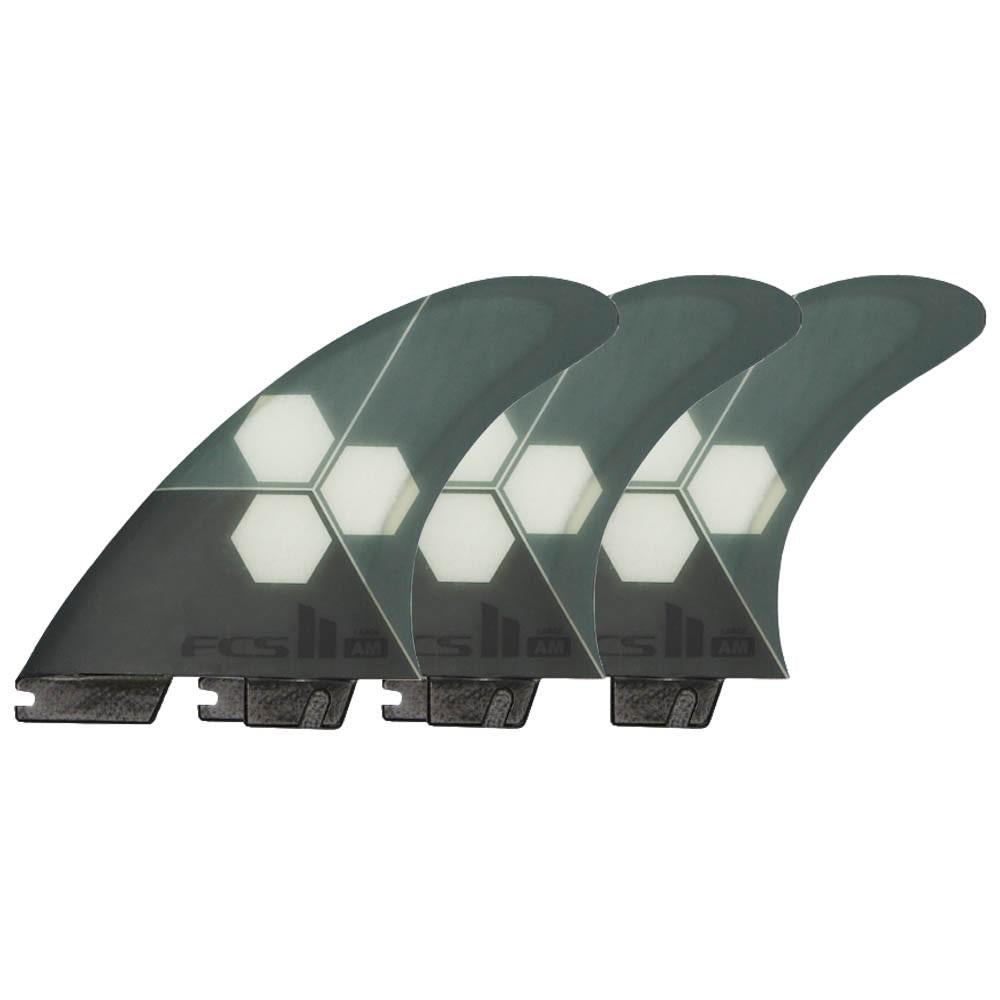 Quilla FCS II AM PC AirCore Tri Fins M Grey