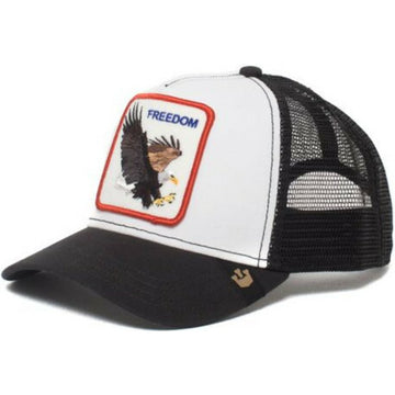 Gorra Trucker Goorin Bros The Freedom Eagle blanca