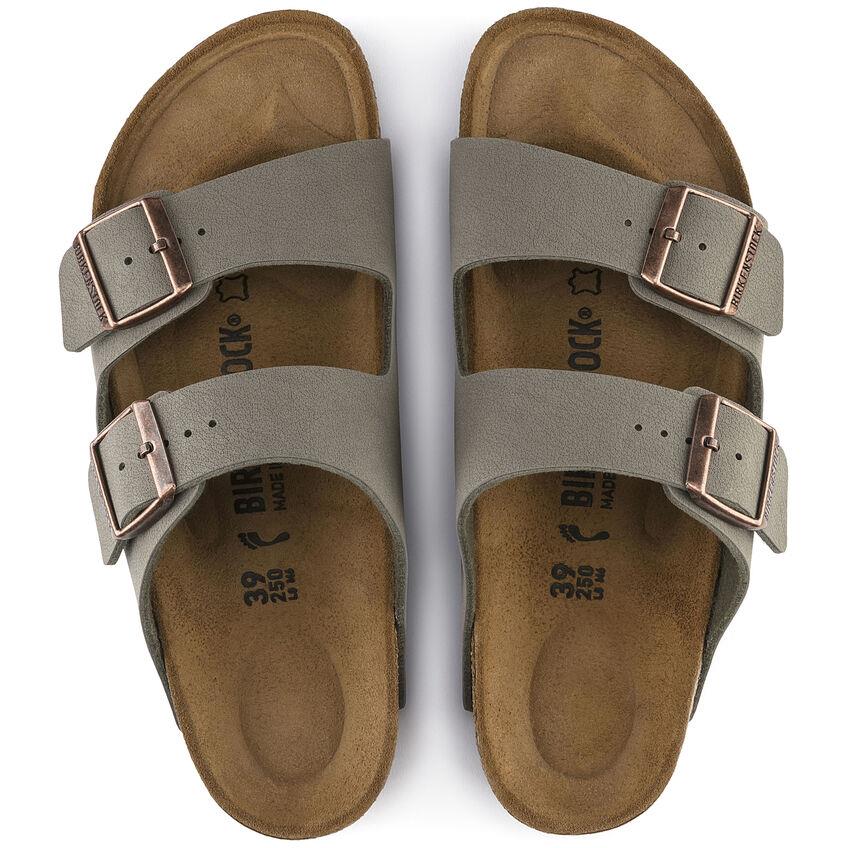 Sandalias Birkenstock Arizona Birko-Flor® Stone Nubuck superior