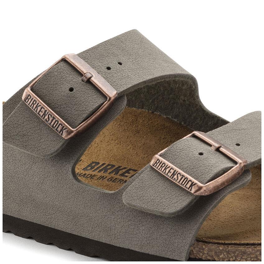 Hebillas de las Sandalias Birkenstock Arizona Birko-Flor® Stone Nubuck