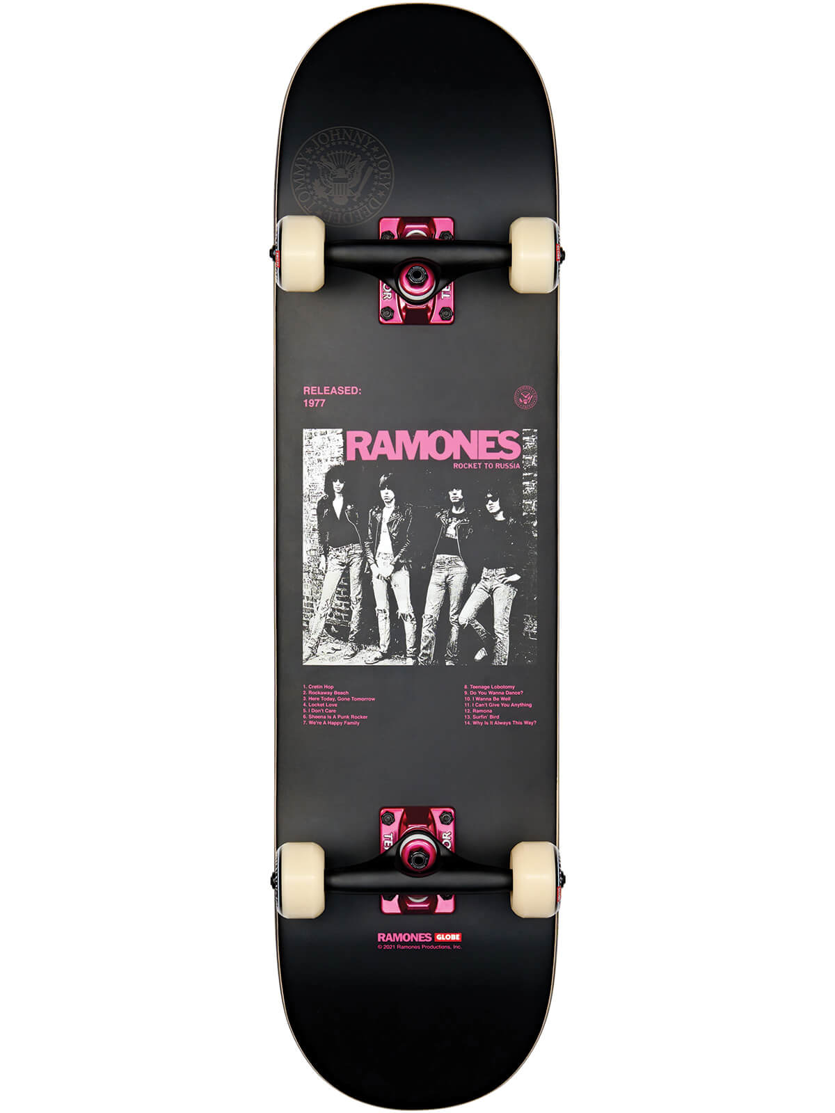 Skate completo Globe G2 Ramones Rocket to Russia 8.0