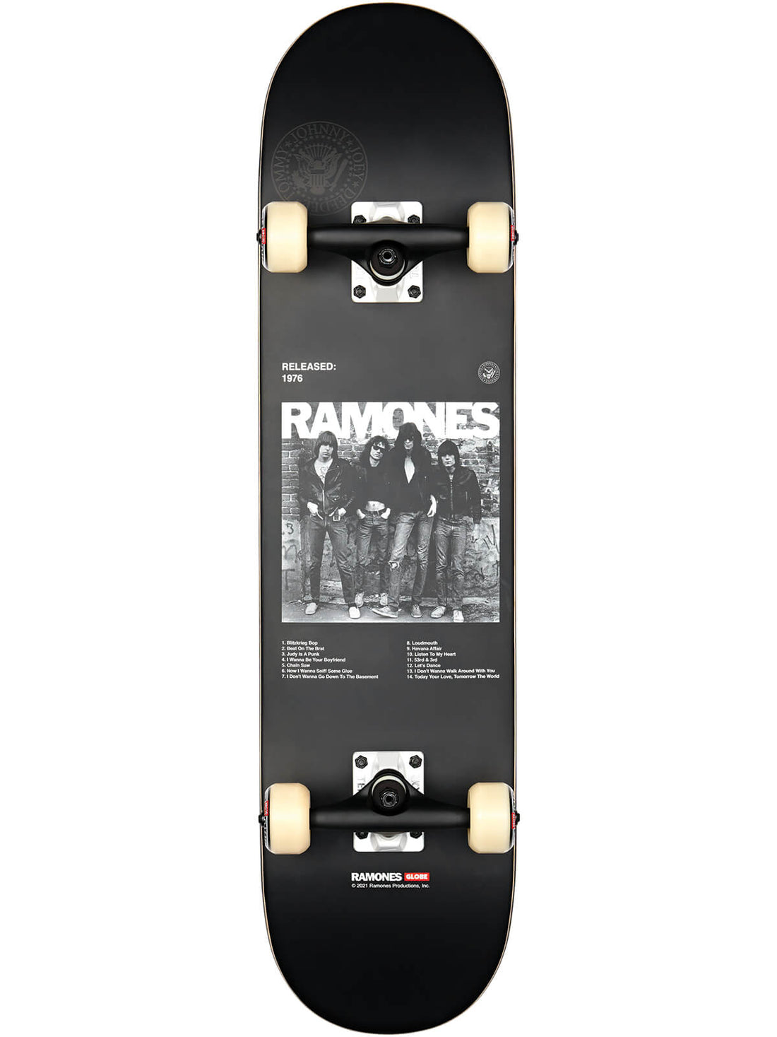 Skate Completo Globe G2 Ramones Colorway 7.75"