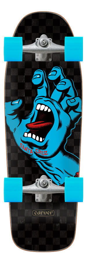 Carver x Santa Cruz Screaming Hand SurfSkate