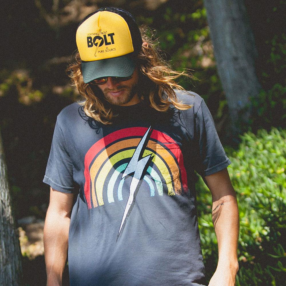 Gorra Lightning Bolt "A Pure Source" Trucker Black