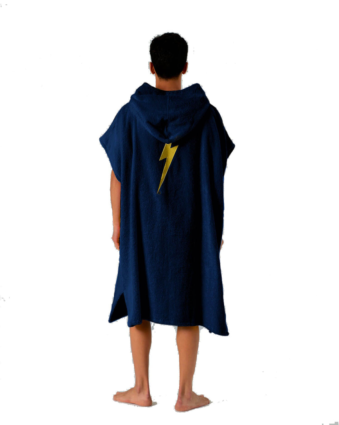 Hombre con Poncho Surf Bolt True Blue