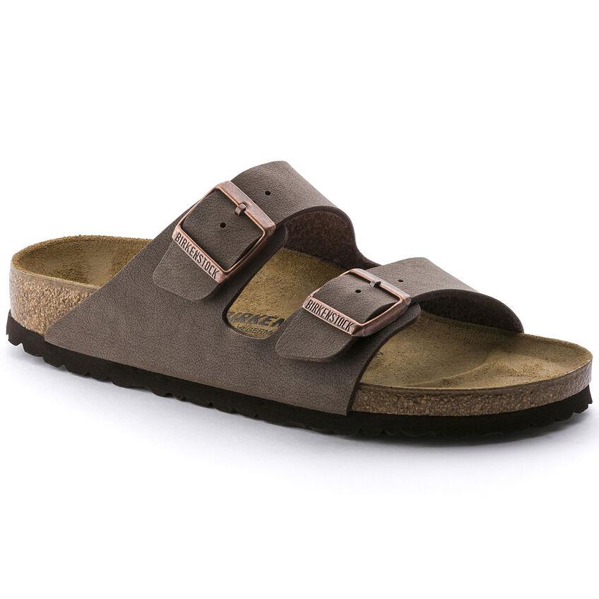 Sandalias Birkenstock Arizona Birko-Flor® Mocca derecha