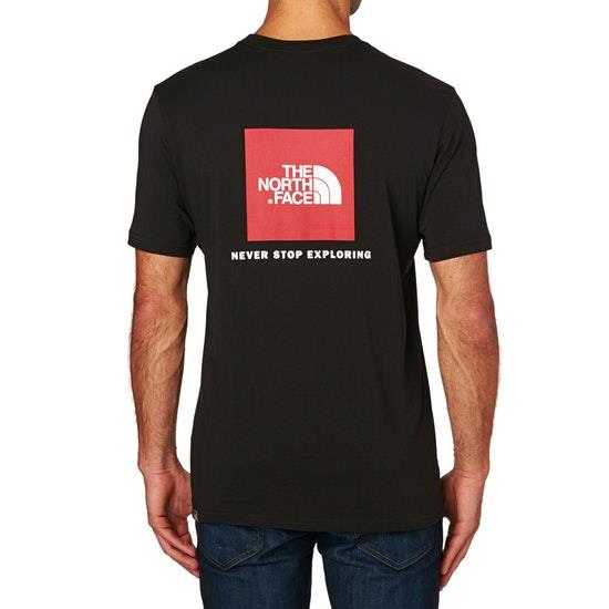 Camiseta The North Face SS Red Box en Negro