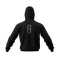 Sudadera con capucha y cremallera Slater Designs Pill Fleece Hoodie Black espalda