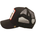 Gorra Trucker Goorin Bros The Freedom Eagle negra con trasera de malla negra