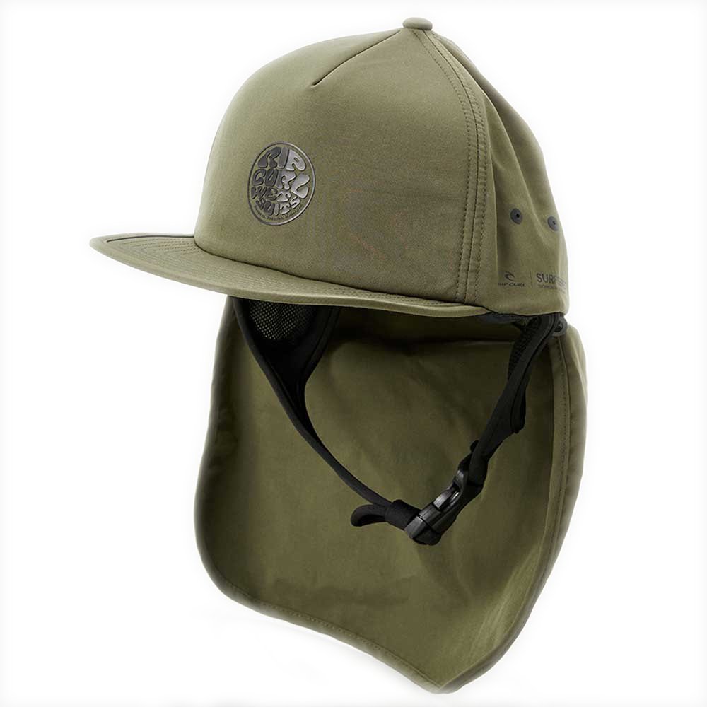 Gorra de surf Rip Curl Surf Series Cap Dark Olive con protector para el cuello