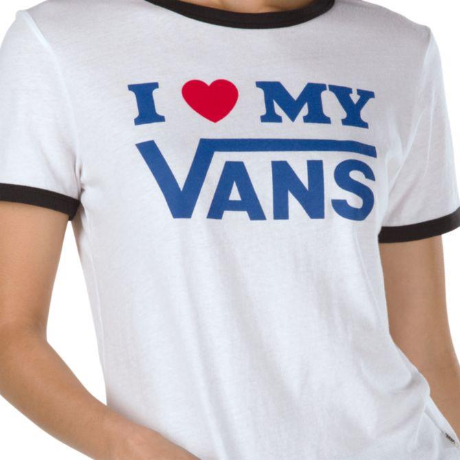 logo en el pecho I love my vans