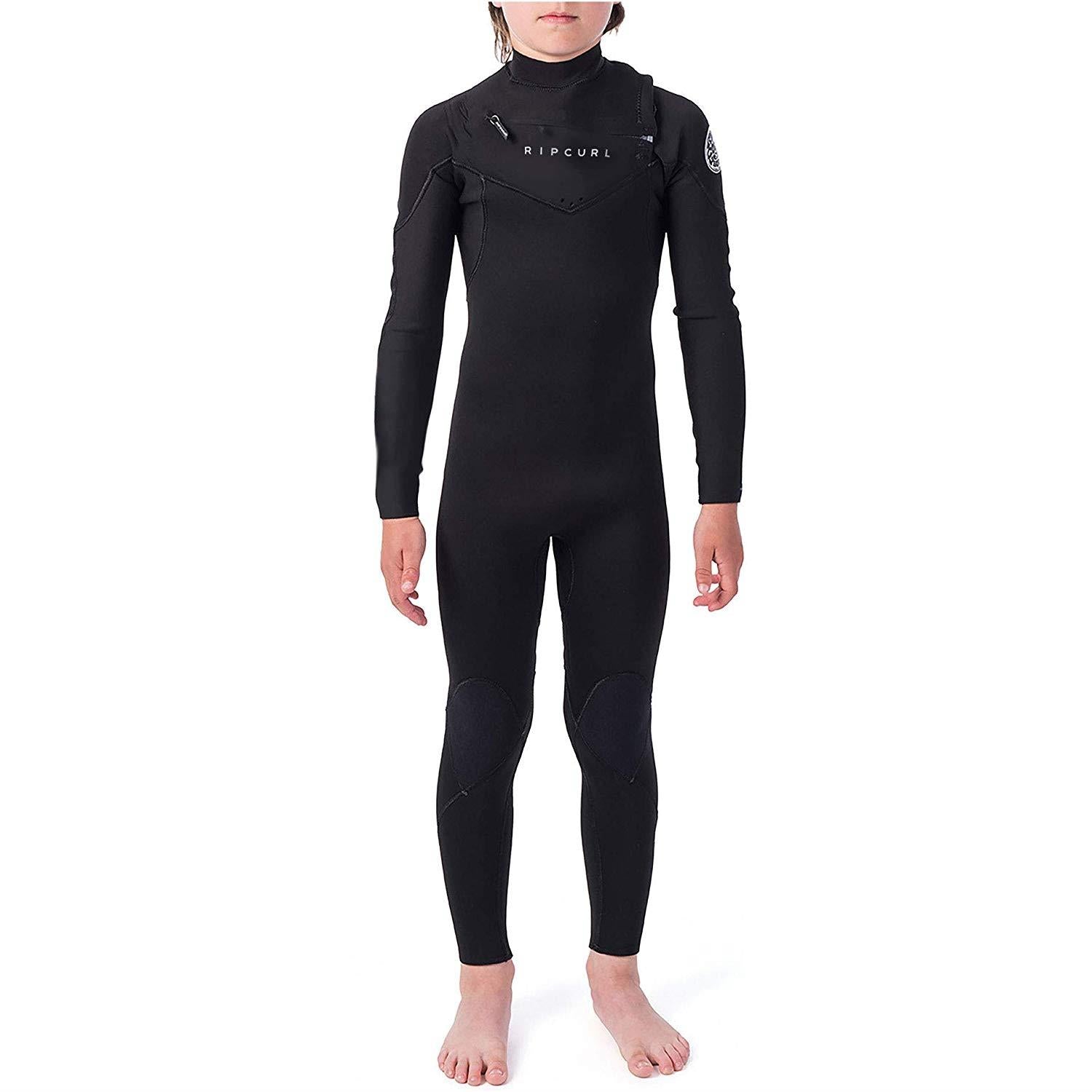 Rip Curl Junior Dawn Patrol 4/3 Chest Zip Black 2023