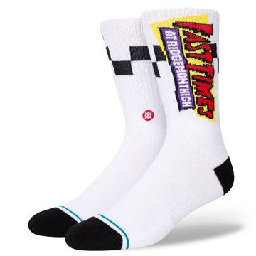 STANCE GNARLY CREW SOCK WHITE