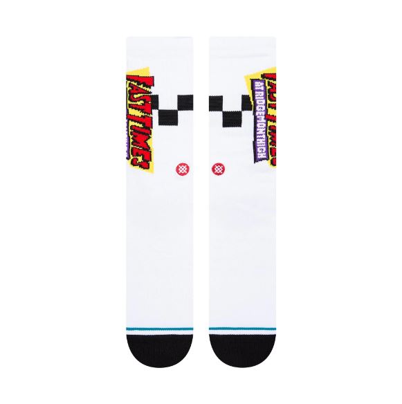 STANCE GNARLY CREW SOCK WHITE