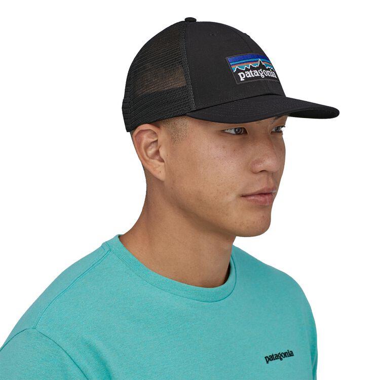 Gorra Trucker Patagonia P-6 Logo LoPro Black lateral