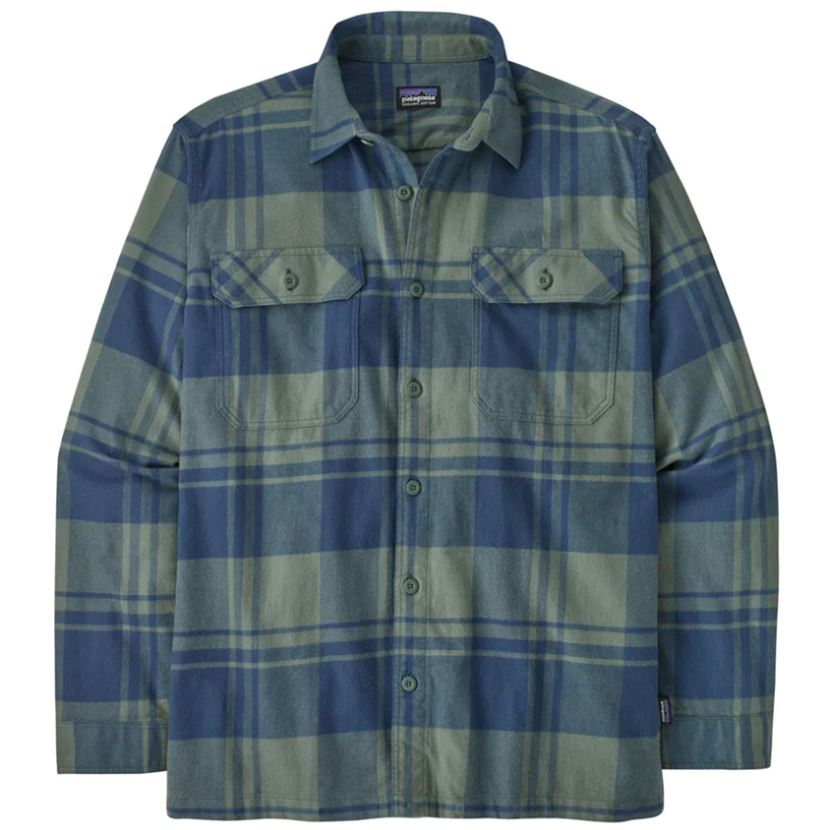 Patagonia Fjord Flannel Shirt Live Oak Hemlock Green