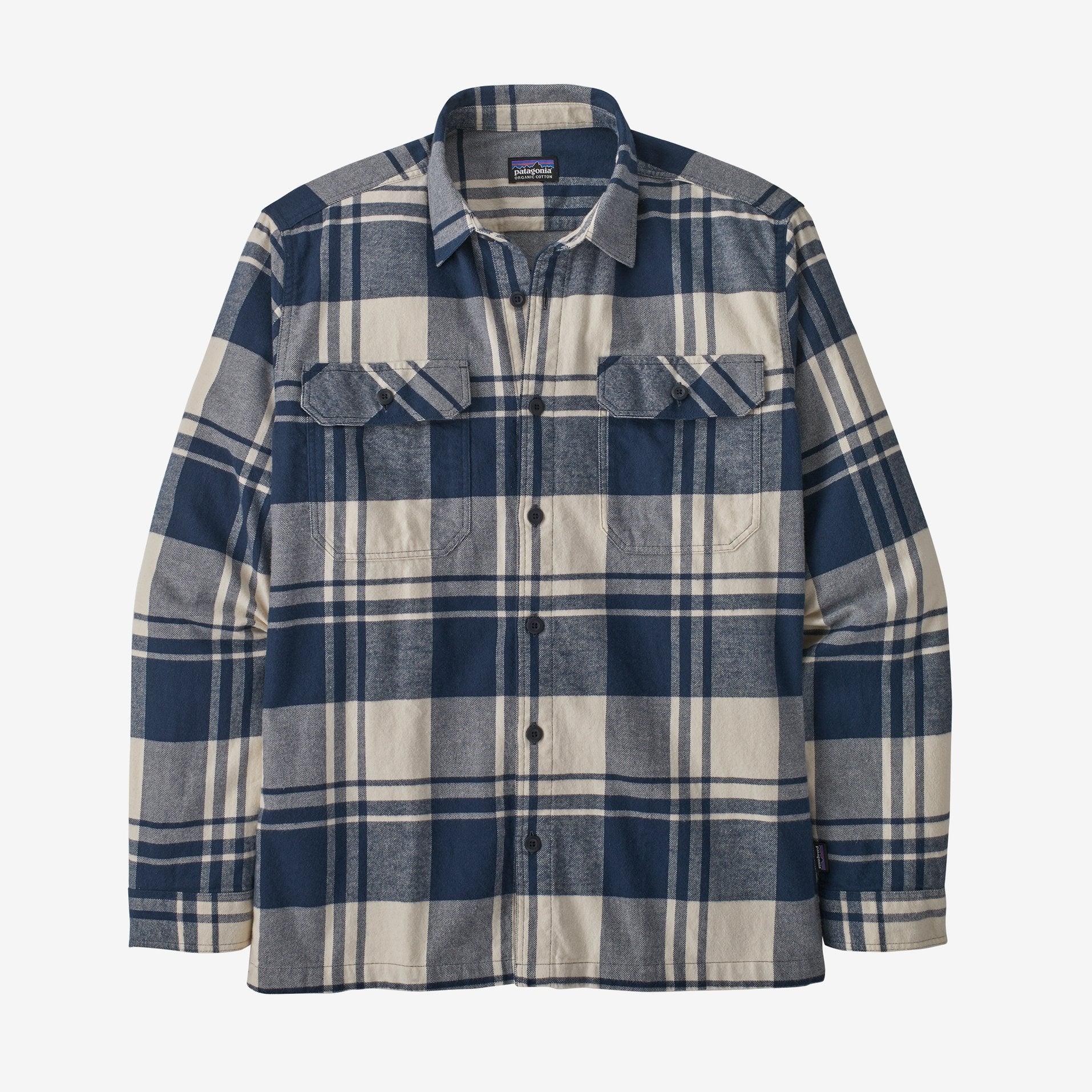 Patagonia Fjord Flannel Shirt Smolder Blue | Camisa