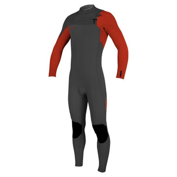 Traje Neopreno O'Neill Youth Hyperfreak+ 5/4 - Raven & Fire Red