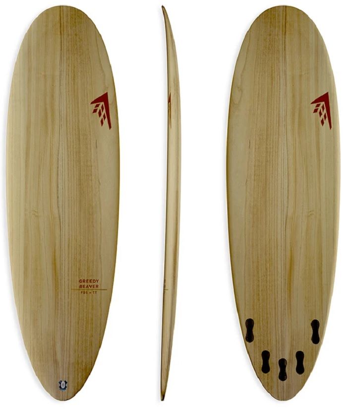 Mini Longboard Firewire Greedy Beaver Timbertek FCS II frontal