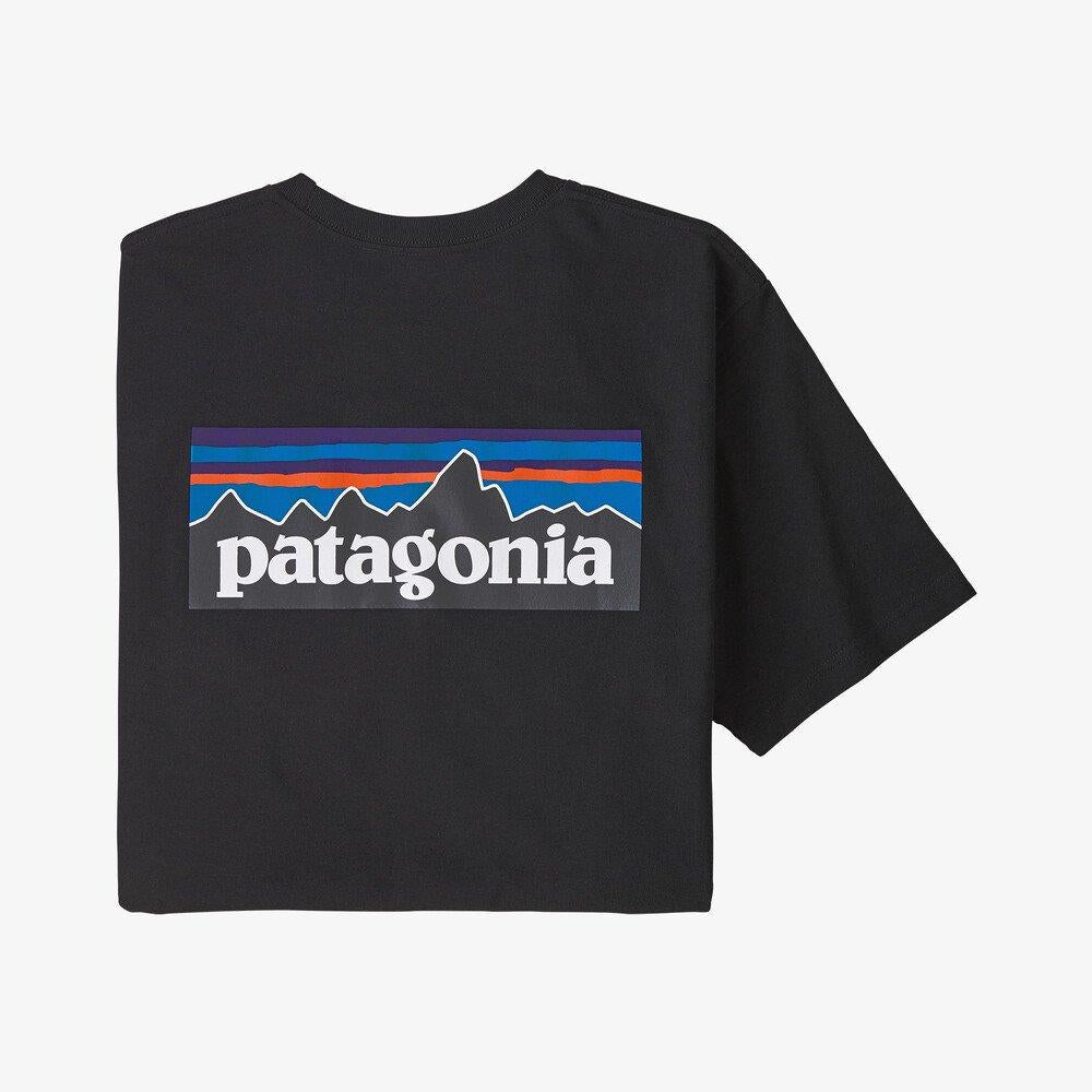 Camiseta Patagonia P-6 Logo Responsibili-Tee Black