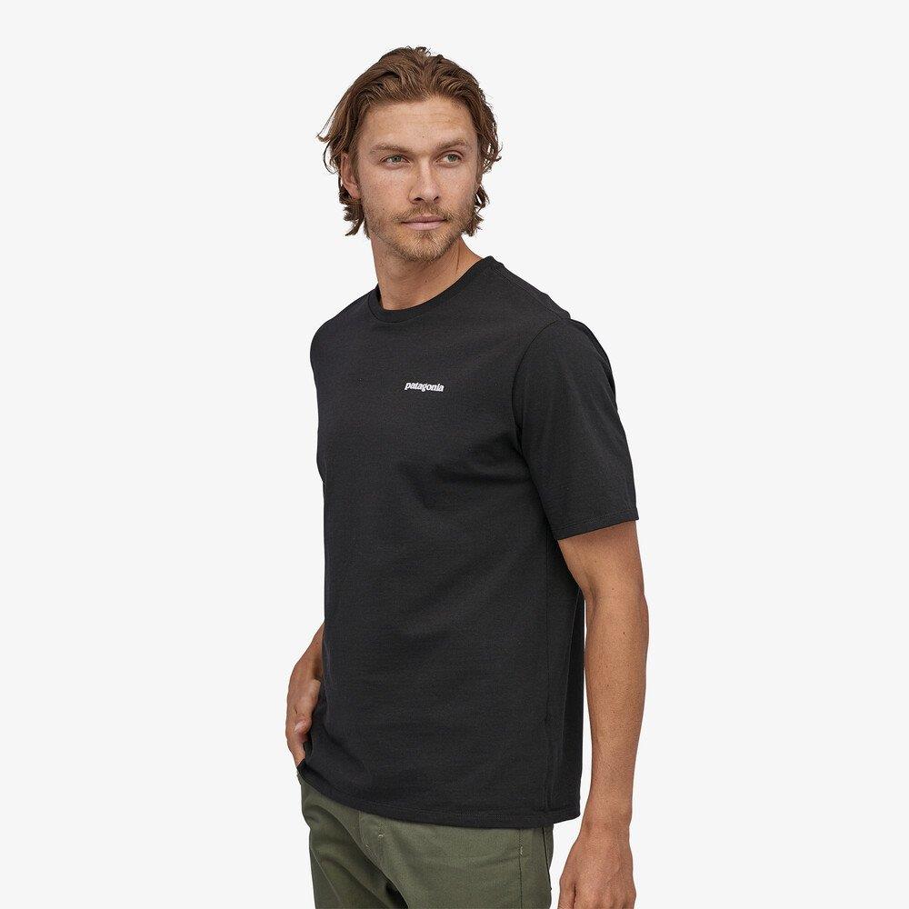 Camiseta Patagonia P-6 Logo Responsibili-Tee Black