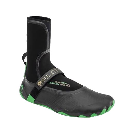 Escarpines Solite Custom Pro 2.0 3mm para Surf Negro Verde puntera