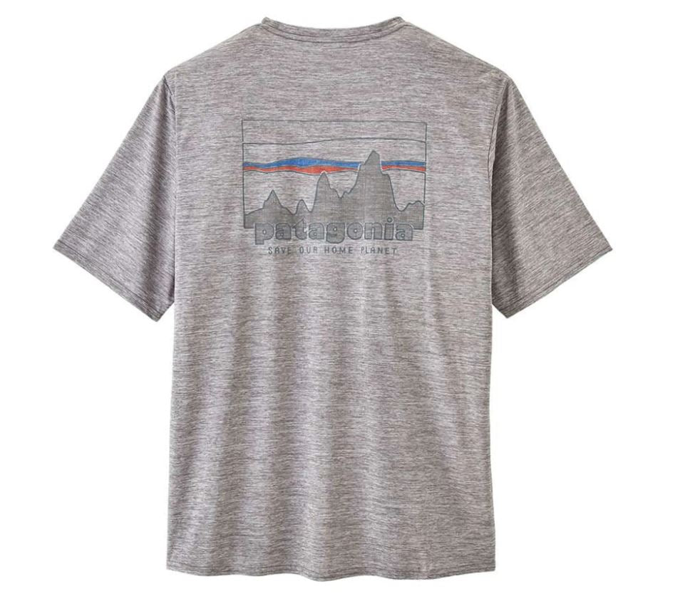 Camiseta Patagonia Cap Cool Daily Graphic 73 Skyline Grey frontal