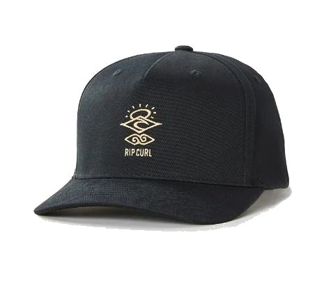 RIP CURL GORRA ICONS ECO FLEXFIT BLACK / TAN