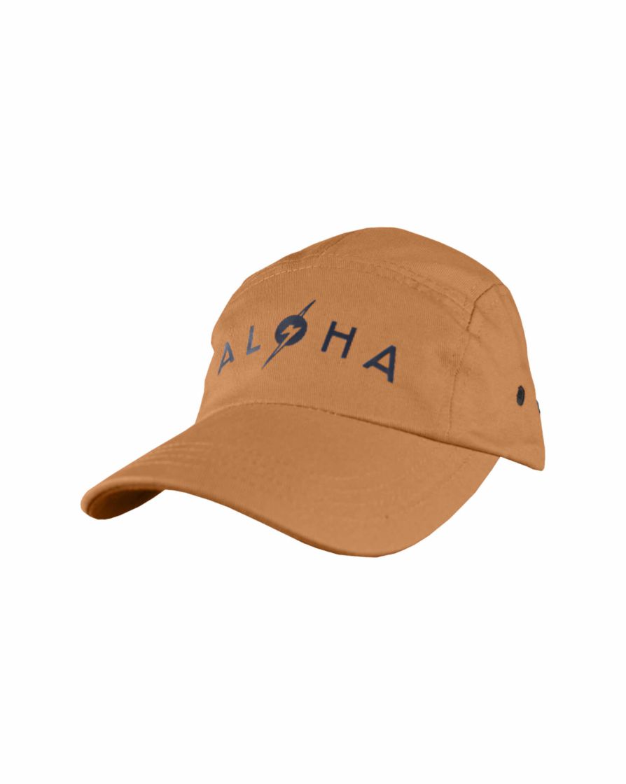 LIGHTNING BOLT ALOHA CAP GOLDEN BROWN