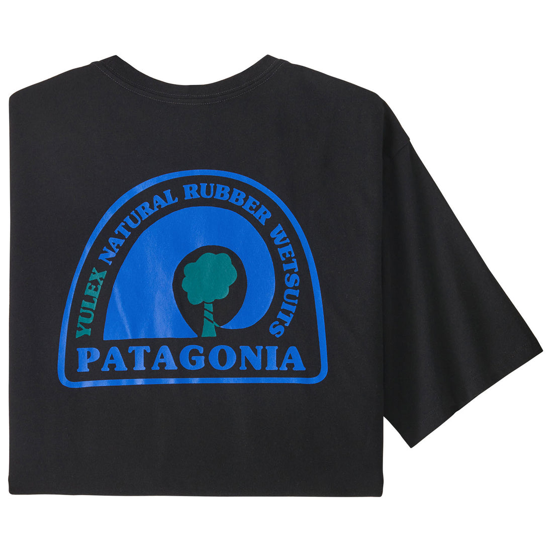 Camiseta Patagonia Rubber Tree Mark Responsibili-Tee Black espalda