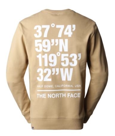 THE NORTH FACE SUDADERA COORDINATES CREW KHAKI STONE